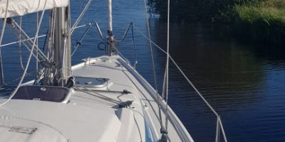 Zeilboot Dehler 25 huren Friesland Sneekermeer, gangboord en punt