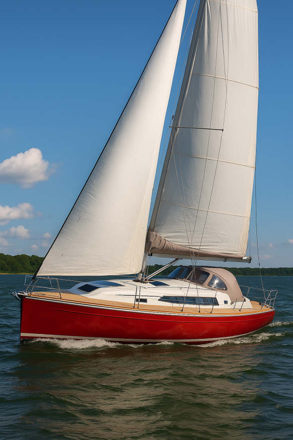 Zeiljacht Hanse 400 huren aan het IJsselmeer